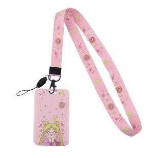 Lanyard Sailor Moon  - Cinta Colgante + Portacredencial